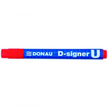 Popisovač permanentný D-singer U červený 