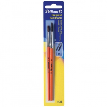 Štetec Pelikan vlasový guľatý č. 4,8 ,2 ks blister 
