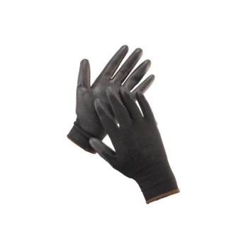 Rukavice pletené FF BUNTING LIGHT HS-04-003, čierne, veľ. 10/XL 