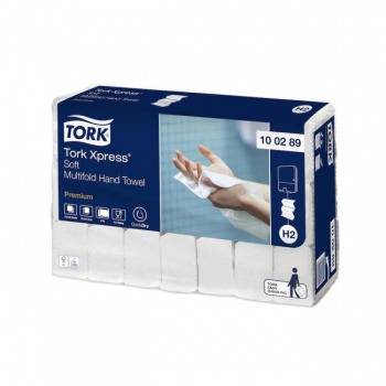 Papierové utierky skladané ZZ 2-vrstv. TORK Xpress Multifold jemné (21 bal. x 150 útrž.) 