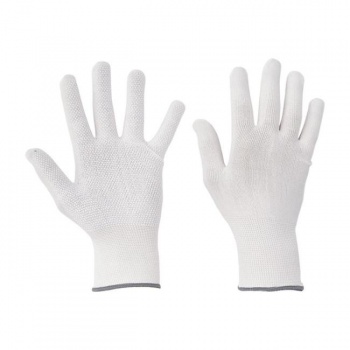 Rukavice bezšvové s PVC terčíkm FF BUSTARD EVO LIGHT HS-04-015, veľ. 8/M 