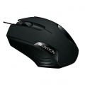 Optická myš Canyon CNE-CMS02B USB drôtová čierna 