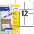 Etikety univerzálne 97x42,3mm Avery A4 25+5 hárkov 