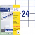 Etikety univerzálne 70x37mm Avery A4 25+5 hárkov 