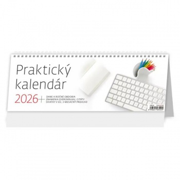 Stolový kalendár stĺpcový - Praktický 2026 