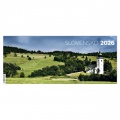 Stolový kalendár riadkový Slovensko 29,7 × 12,5 c;m 2026  Stolový kalendár riadkový Slovensko 29,7 × 12,5 c;m 2026