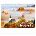 Nástenný kalendár Malebné Slovensko 45 x 31,5 cm 2026 