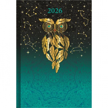 Diár týždenný A5 14,2 x 20,4 cm - ART Lapač snov 2026 