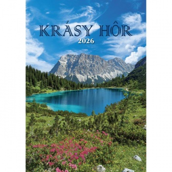 Nástenný kalendár 34 x 48,5 cm Krásy hôr 2026 