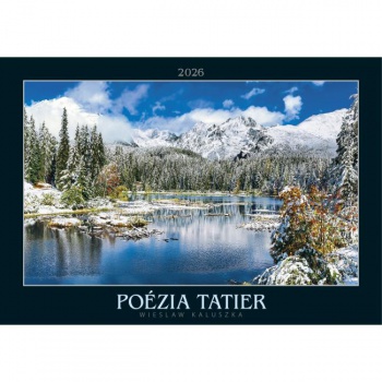 Nástenný kalendár 48,5 x 34 cm Poézia Tatier 2026 