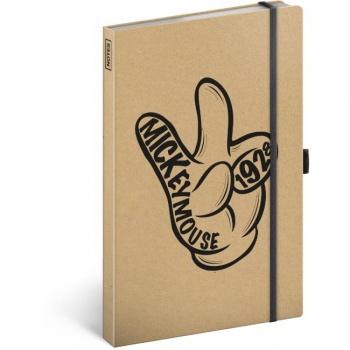 DARČEK: Zápisník linajkový NOTIQUE Notes Mickey Craft 130x210mm 