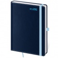 Diár DOUBLE BLUE týždenný B6 12x16,5cm 2026 