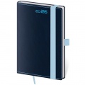 Diár DOUBLE BLUE týždenný vreckový A6 9x14cm 2026 
