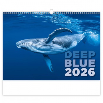 Nástenný kalendár Deep Blue 45 x 31,5 cm 2026 
