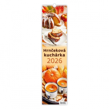 Nástenný kalendár Hrnčeková kuchárka - viazanka 12 x 48 cm 2026 