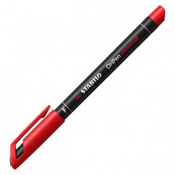 Popisovač OHP STABILO 842 F červený 