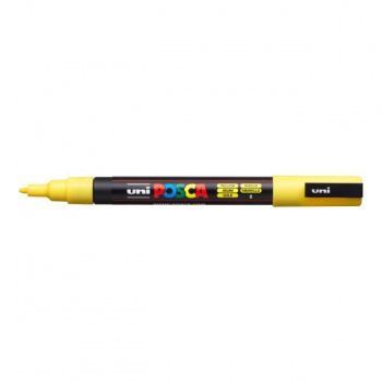 Popisovač uni POSCA PC-3M žltý 
