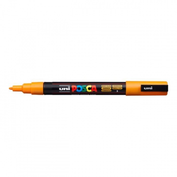 Popisovač uni POSCA PC-3M jasne žltý 