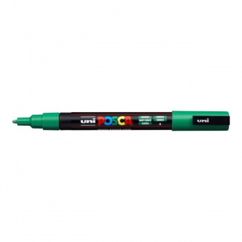 Popisovač uni POSCA PC-3M zelený 
