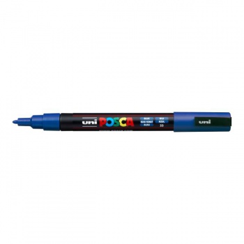 Popisovač uni POSCA PC-3M modrý 
