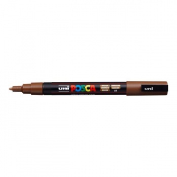 Popisovač uni POSCA PC-3M hnedý 
