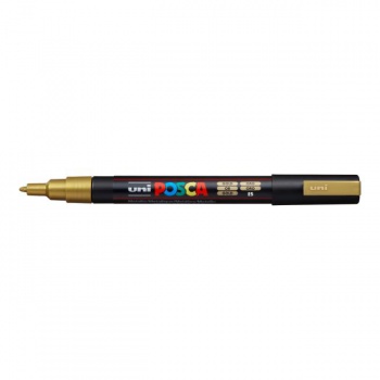 Popisovač uni POSCA PC-3M zlatý 