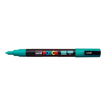 Popisovač uni POSCA PC-3M smaragdový 