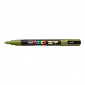 Popisovač uni POSCA PC-3M khaki zelený 