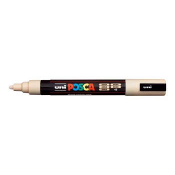 Popisovač uni POSCA PC-5M béžový 