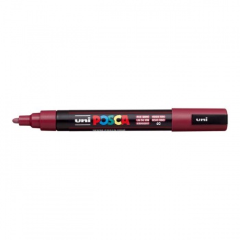 Popisovač uni POSCA PC-5M bordový 