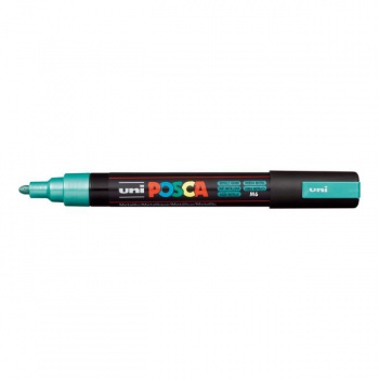 Popisovač uni POSCA PC-5M metalicky zelený 