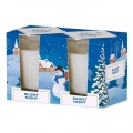 Emocio Sklo 52x65 mm 2ks v krabičce Silent Night - Forest Breeze, vonná sviečka 