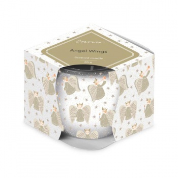 Emocio Sklo Dekor 70x62 mm Golden Angels, vonná sviečka 