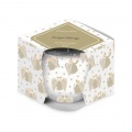 Emocio Sklo Dekor 70x62 mm Golden Angels, vonná sviečka 