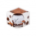 Emocio Sklo Dekor 70x62 mm Cinnamon Stick, vonná sviečka 