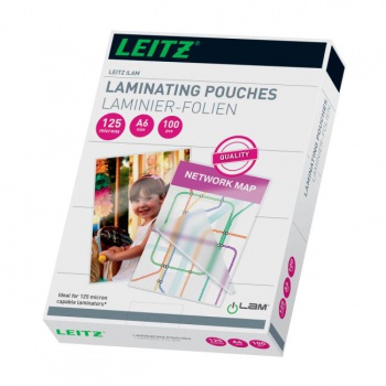 Laminovacie fólie Leitz iLAM A6, 125 mic, 100 ks 