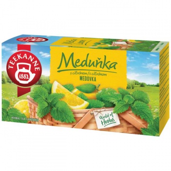 Čaj TEEKANNE bylinný Medovka/citrón HB 20 x 1,5g 