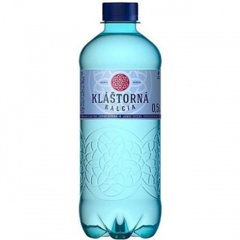 Minerálna voda Kláštorná Kalcia 12 x 0,5l jemne sýtená 