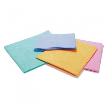 Handra na podlahu z viskózy 60 x 70 cm nebalená oranžová 