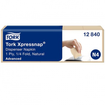 Obrúsky do zásobníka TORK Xpressnap Natural N4, 1125 ks 