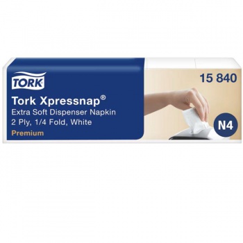 Obrúsky extra jemné do zásobníka TORK Xpressnap, biele N4, 500ks 