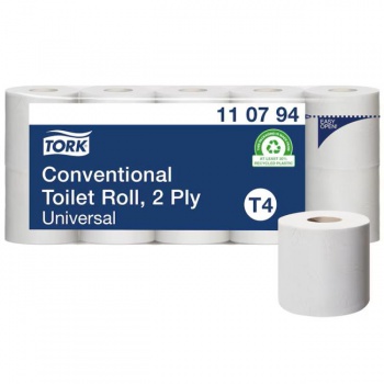 Toaletný papier 2-vrstvový TORK Universal T4, 10 ks 