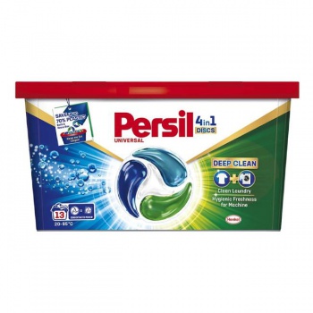 Persil gélové pracie kapsule 4 v 1, Discs Deep Clean,13 PD 