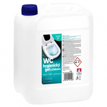 LAVON WC hygienický gél s chlórom 5 l 