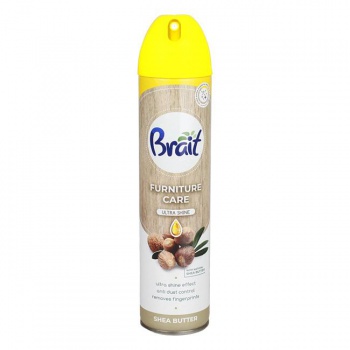 Brait leštenka na nábytok Wood Shea Butter, mandle, 350 ml 