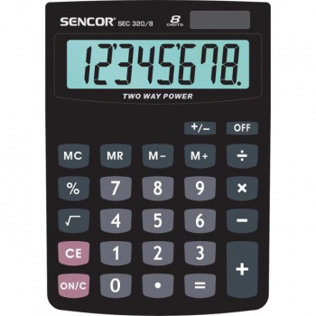 Kalkulačka Sencor SEC 320/ 8 DUAL 