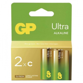 Batéria GP alkalická LR14 Ultra 1,5V C 2ks 