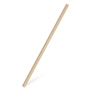 Slamka papierová JUMBO natural 25 cm, Ø 8 mm (100 ks) 