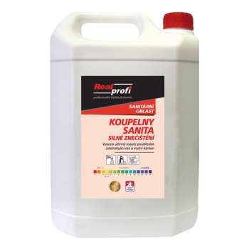 Real profi kúpeľne, sanita, silné znečistenie 5L 