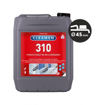 CLEAMEN 310 Gélový čistič WC a keramiky 5 l 